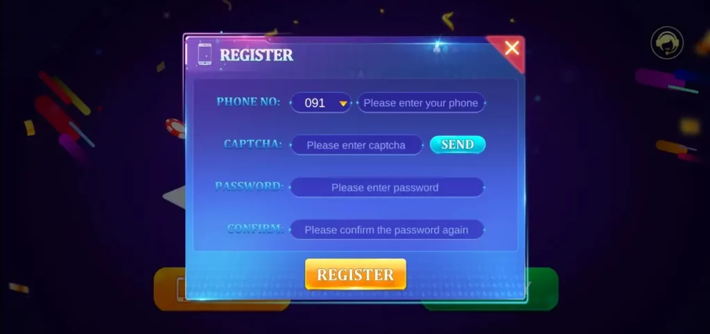 Rummy Perfect APP Register Process