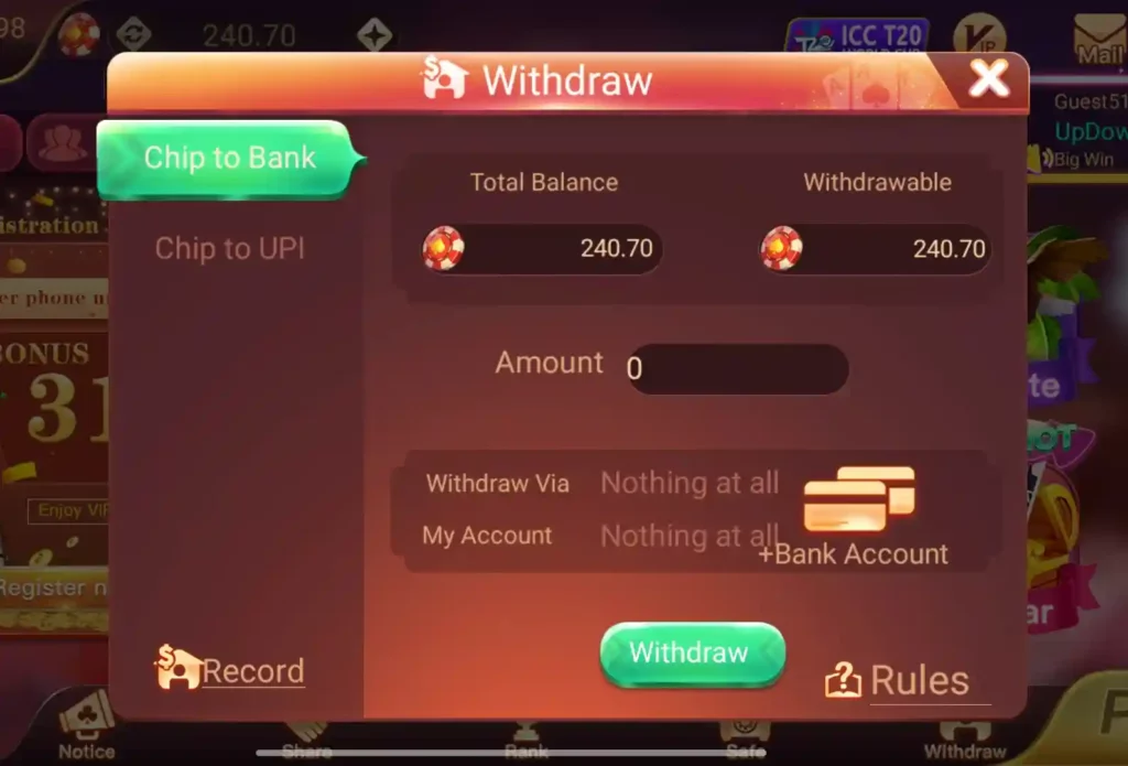 Lucky Teen Patti APK Withdrawal