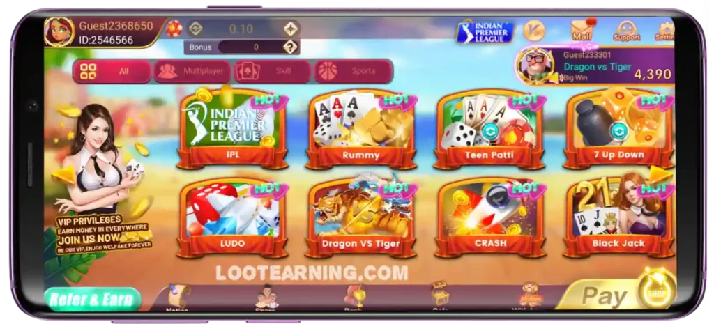 Account Create in Teen Patti Bindaas