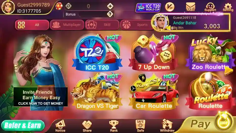 Teen Patti Cash App Games